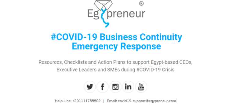 [2020] [Project] [Egypreneur]  #COVID19 Business Continuity Emergency Response